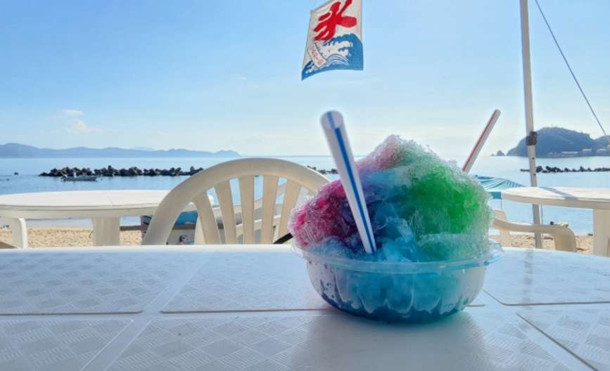 kakigori plage japonaise