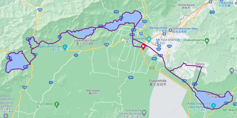Fuji Five Lakes Enjoyment Course