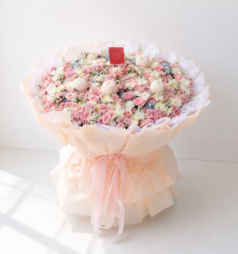 Floral Field - Roses, hydrangeas, peony mum & asters — an entire floral field brought indoors. - Rena The Blossom Jakarta
