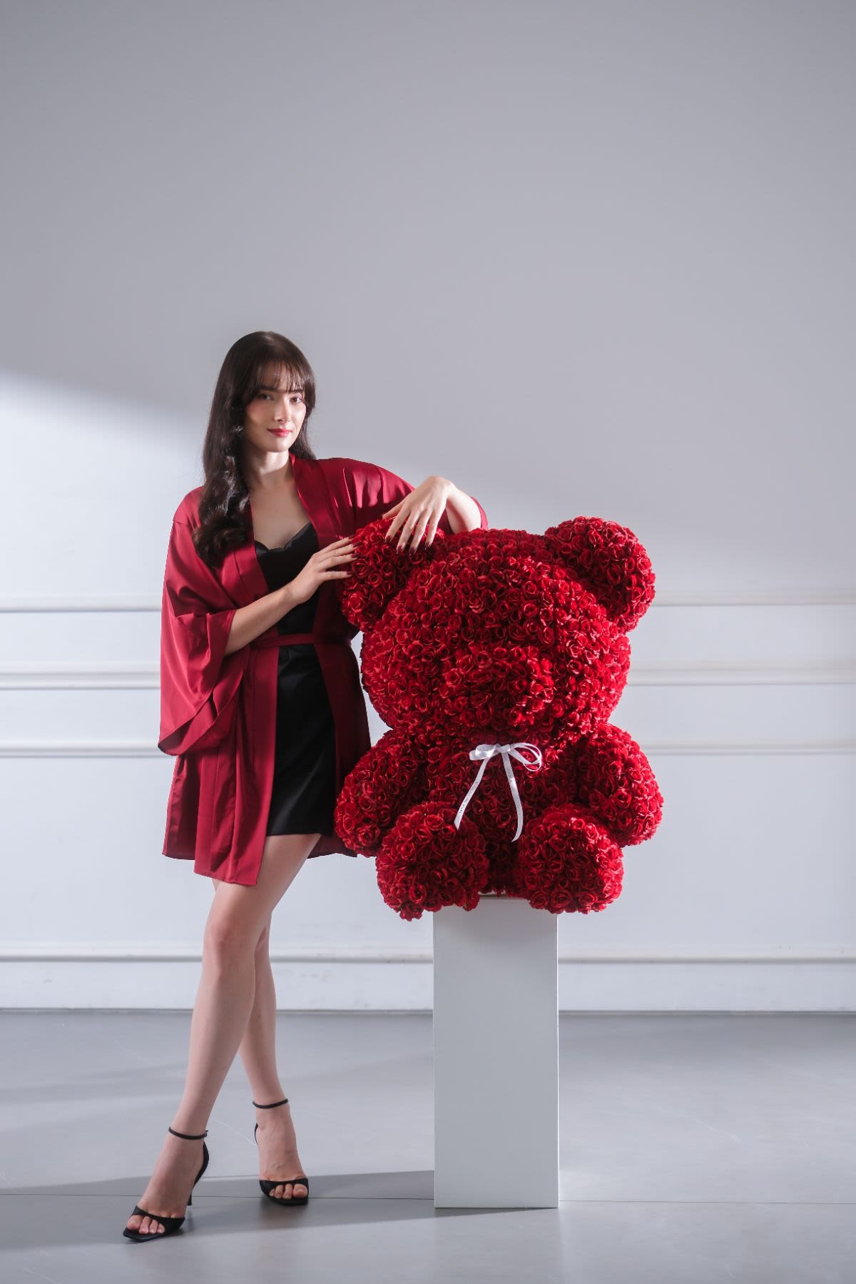 Rose Bear - Giant - Thumbnail 4 - artificial