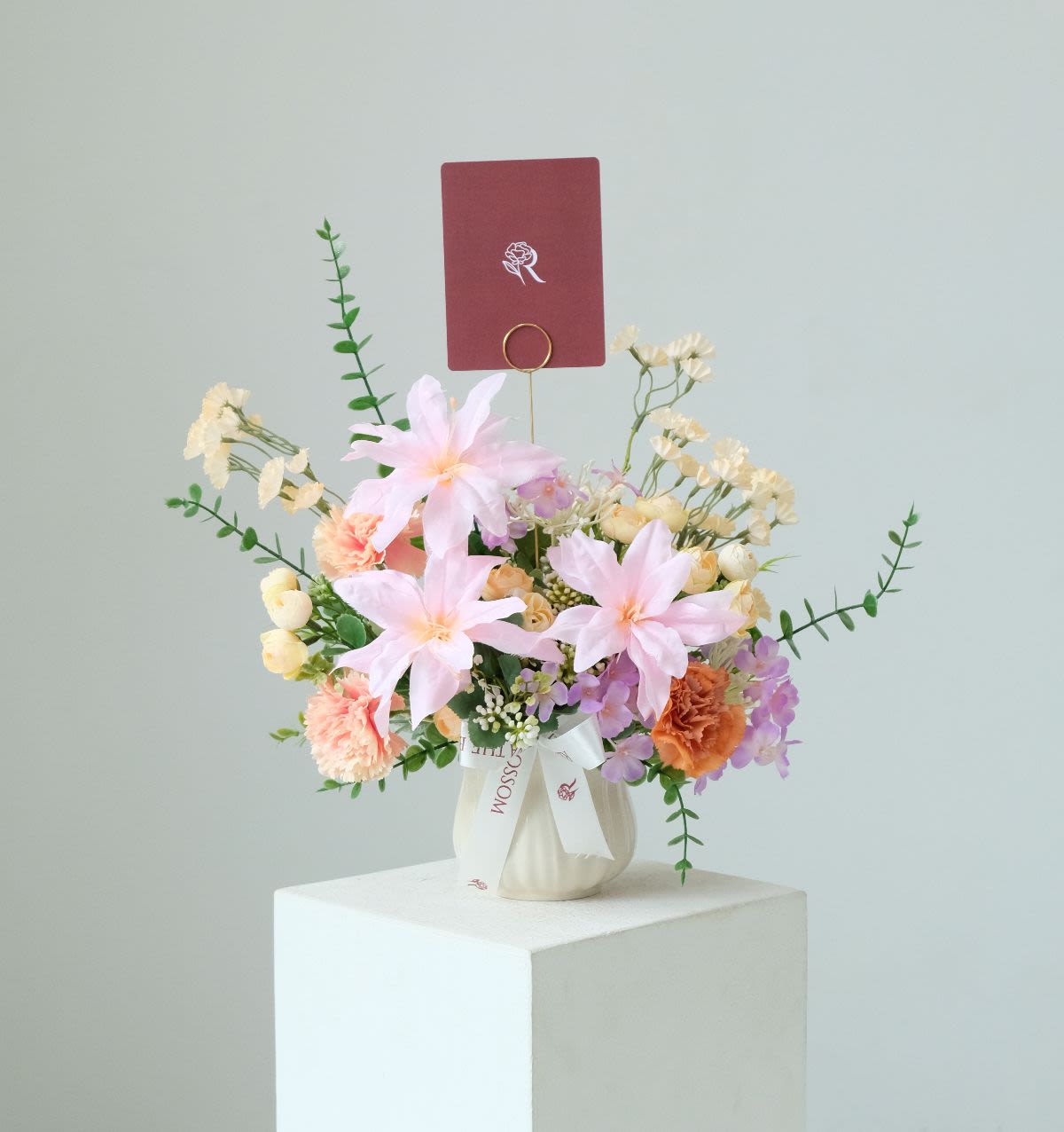 Verdant Grace - Verdant green arrangement — simple graceful beauty. - Rena The Blossom Jakarta