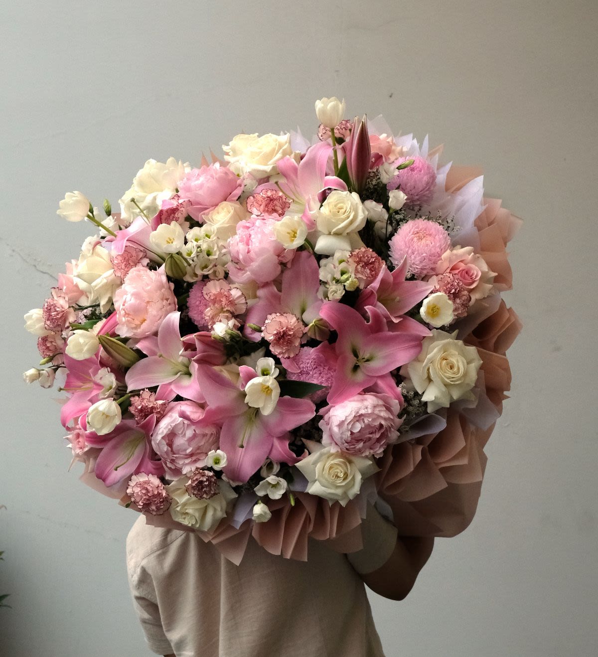 Sylvan - Import roses, peony & lily with carnation and lisianthus — an enchanted sylvan woodland. - Rena The Blossom Jakarta