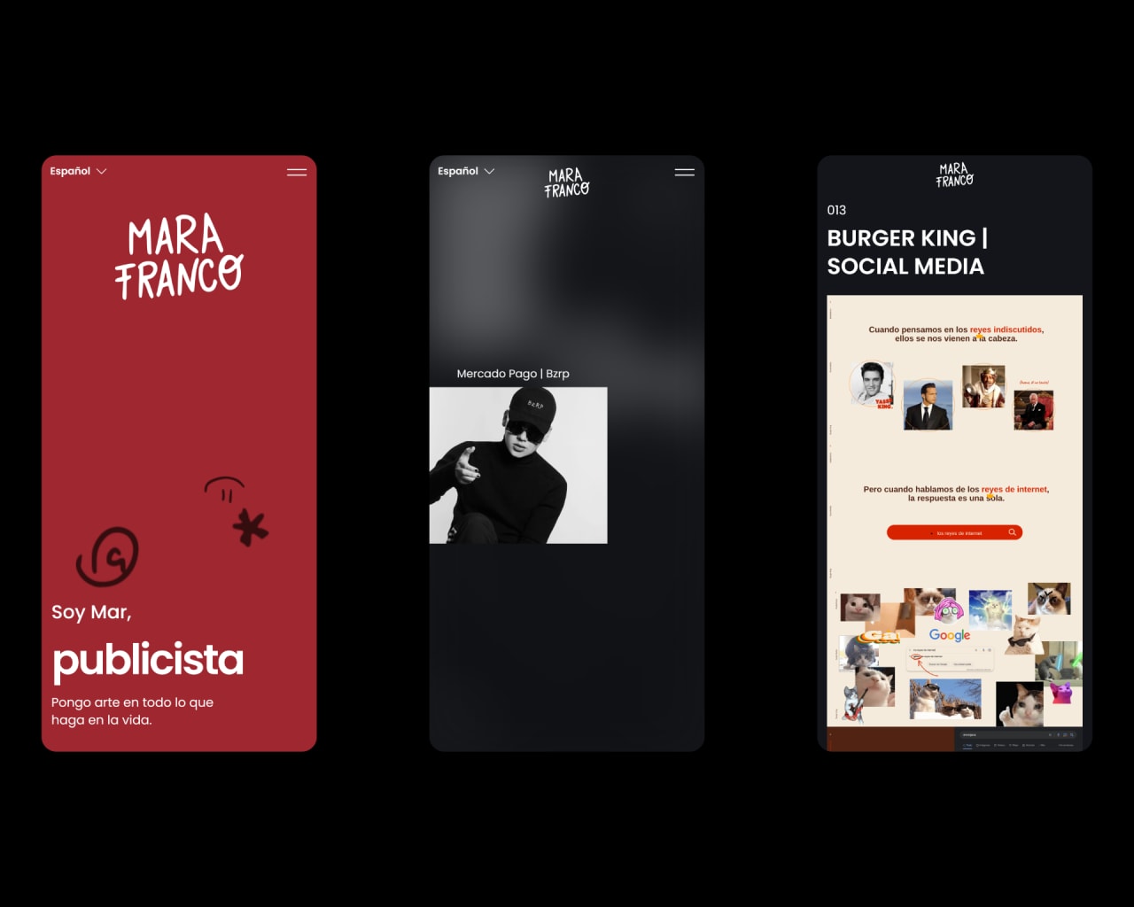 Mara Franco: Visualización mobile