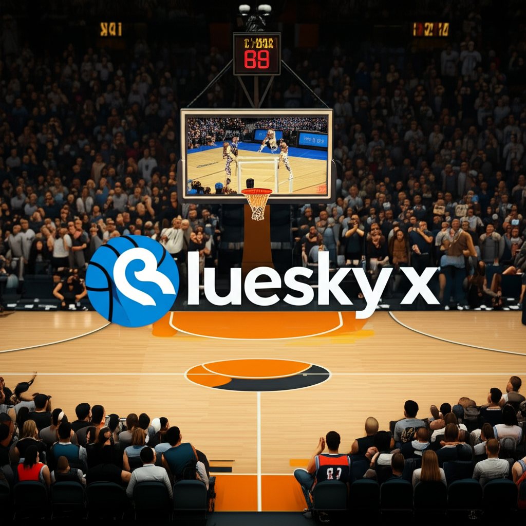 Bluesky Courts Sports Fans with NBA Playoff Live Feature, Challenging X's Dominance