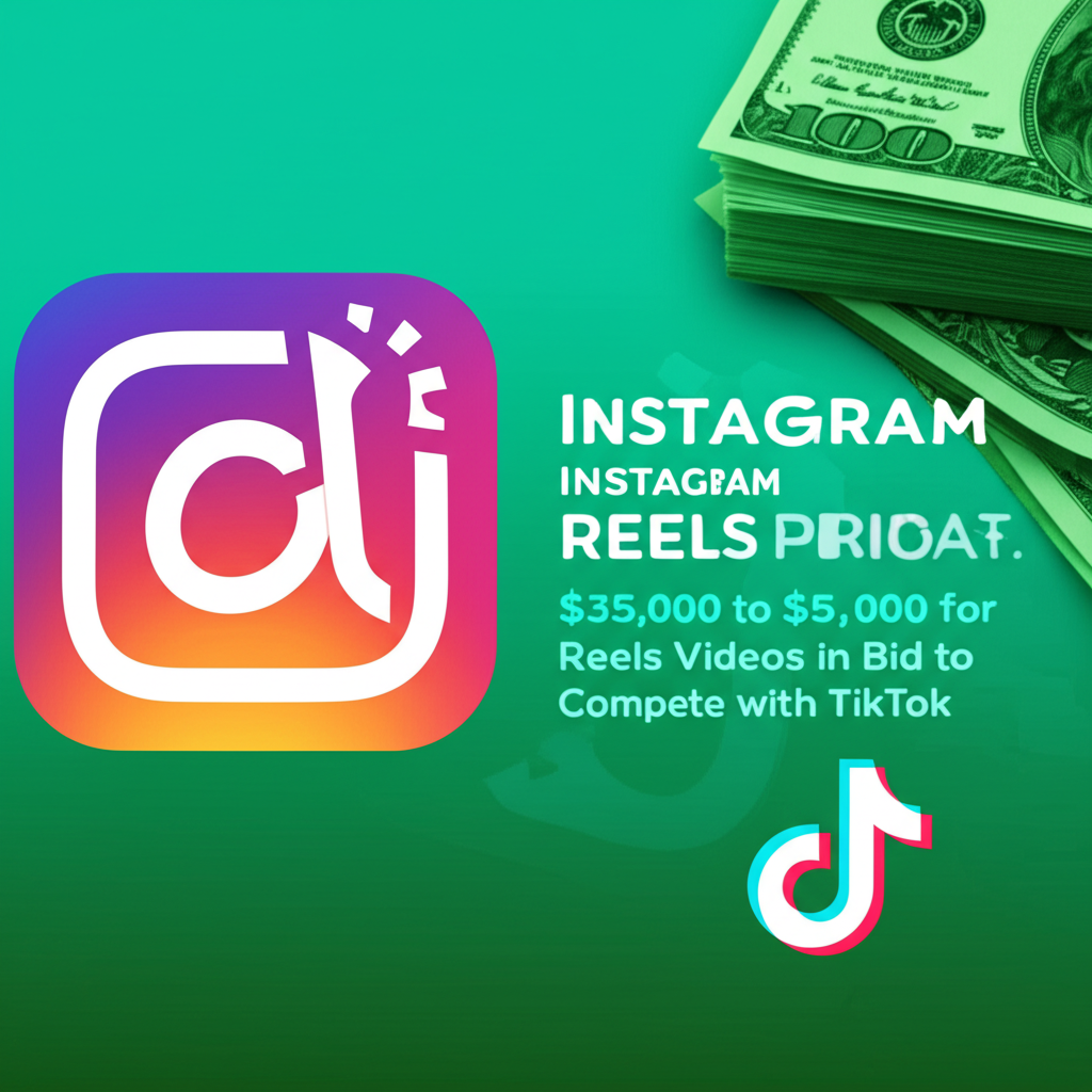 Instagram Offers Up to $35,000 for Reels Videos in Bid to Compete with TikTok