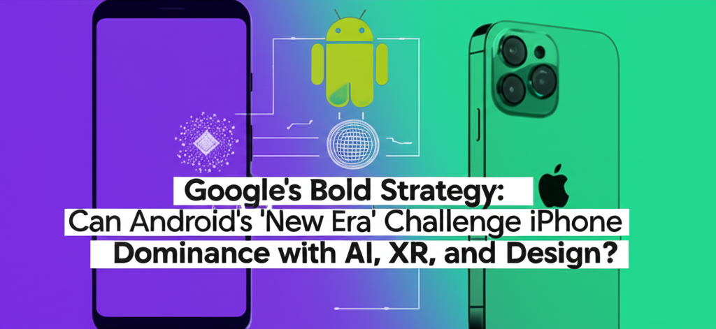 Google's Bold Strategy: Can Android's 'New Era' Challenge iPhone Dominance with AI, XR, and Design?