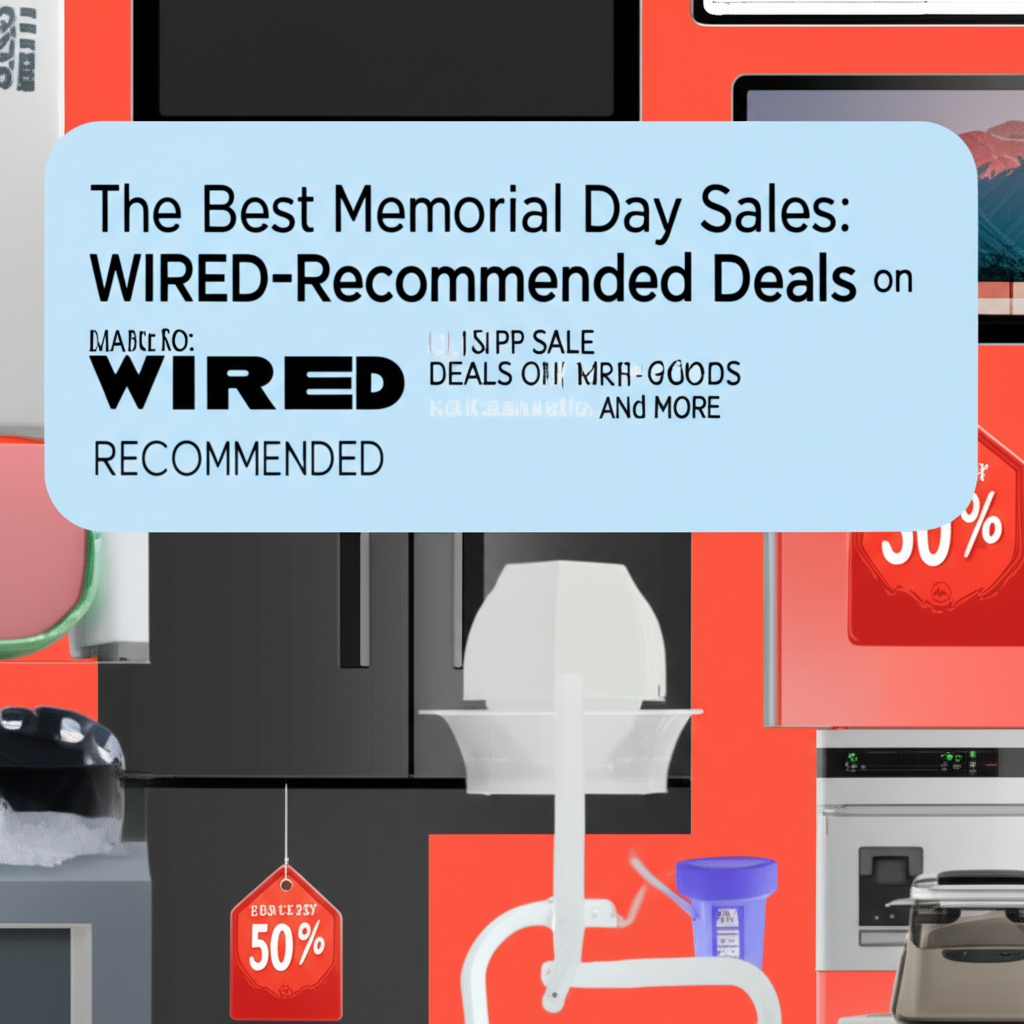 The Best Memorial Day Sales: WIRED-Recommended Deals on Tech, Home Goods, and More