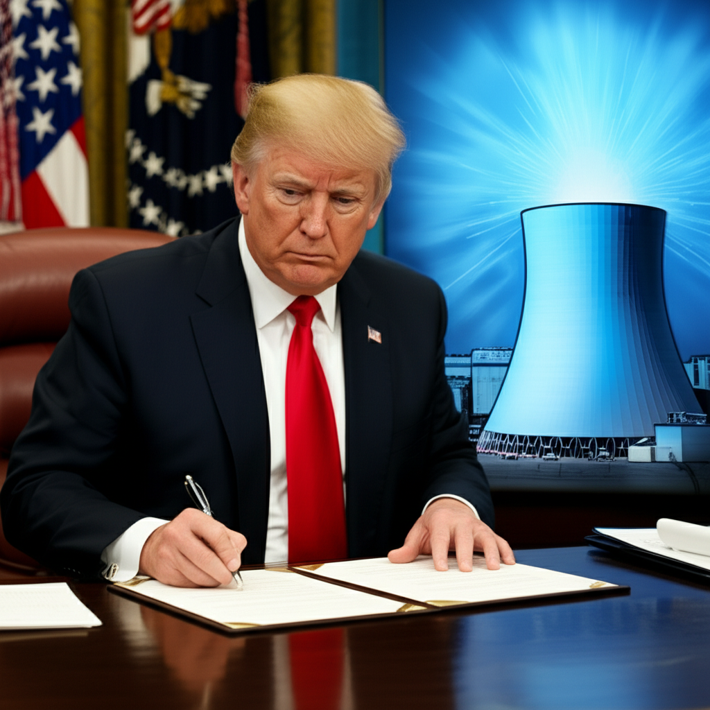 Trump Orders Overhaul of Nuclear Regulation to Accelerate Reactor Deployment