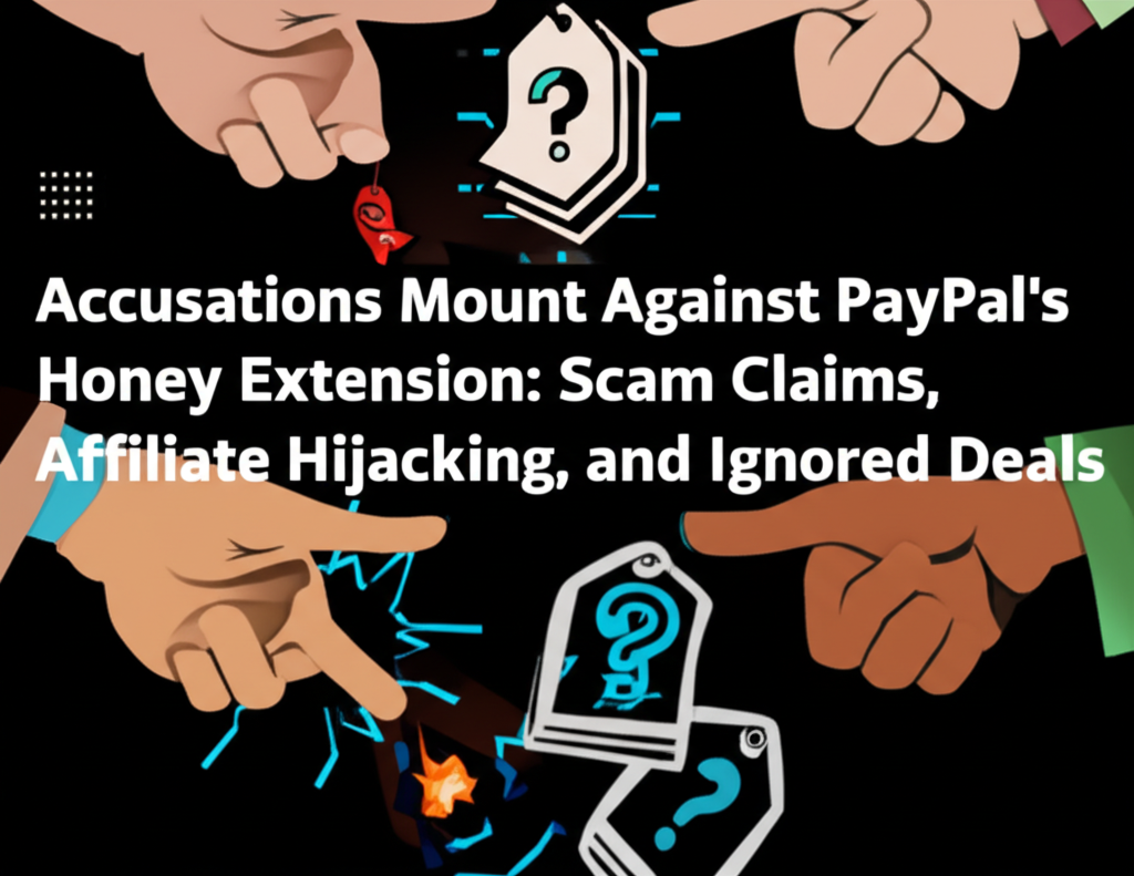 Accusations Mount Against PayPal's Honey Extension: Scam Claims, Affiliate Hijacking, and Ignored Deals