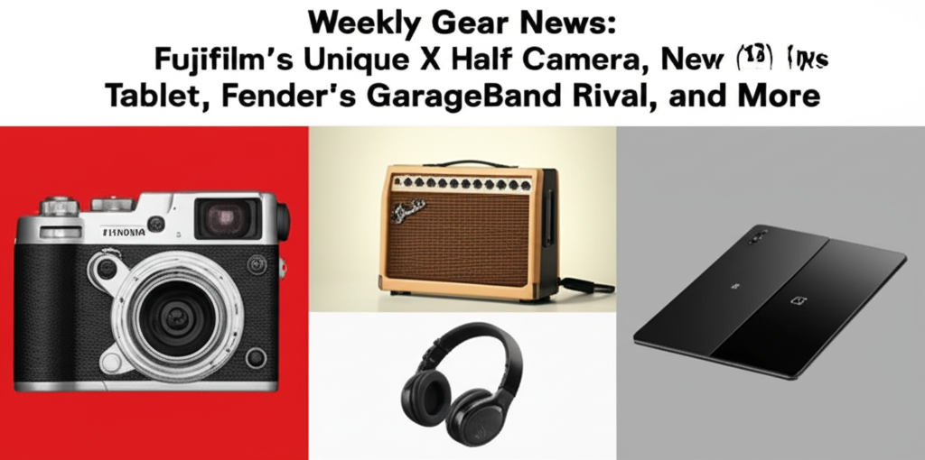 Weekly Gear News: Fujifilm's Unique X Half Camera, New OnePlus Tablet, Fender's GarageBand Rival, and More