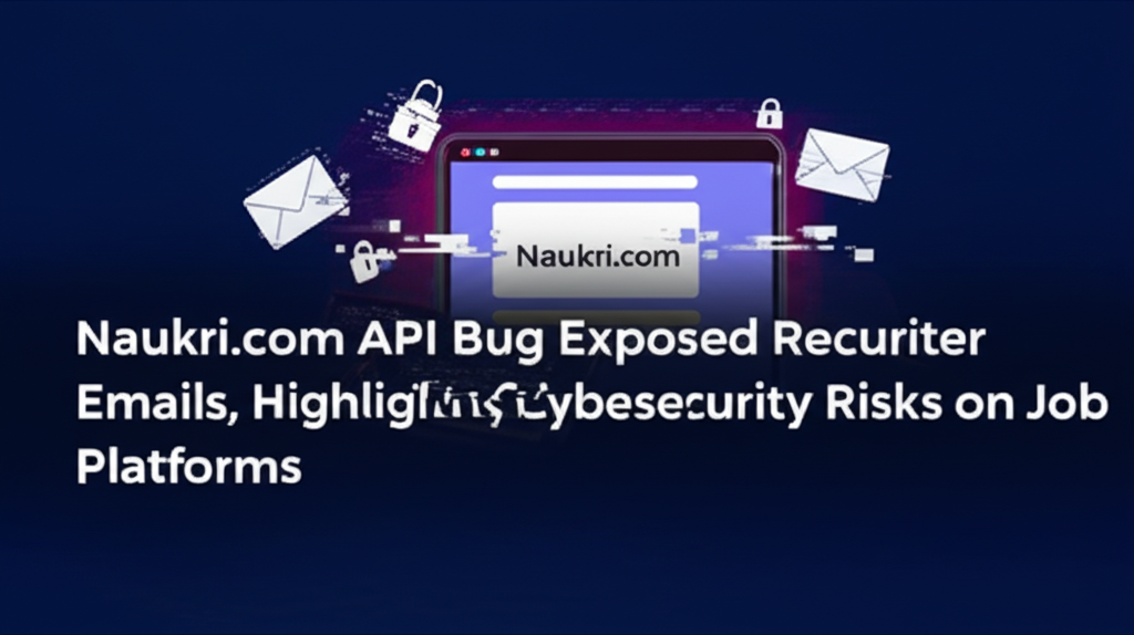 Naukri.com API Bug Exposed Recruiter Emails, Highlighting Cybersecurity Risks on Job Platforms