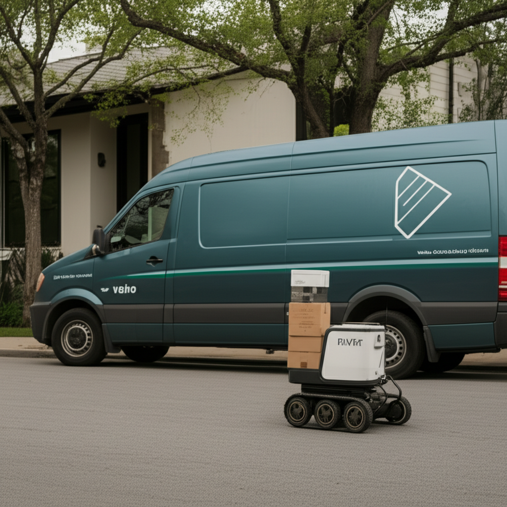 Veho and Rivr Partner to Tackle the 'Last 100 Yards' of Delivery with Stair-Climbing Robots in Austin