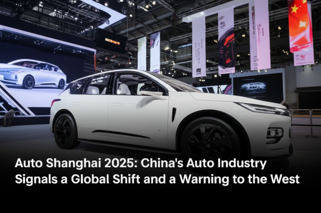 Auto Shanghai 2025: China's Auto Industry Signals a Global Shift and a Warning to the West