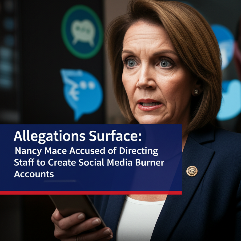 Allegations Surface: Nancy Mace Accused of Directing Staff to Create Social Media Burner Accounts