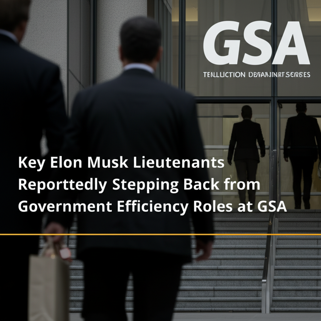 Key Elon Musk Lieutenants Reportedly Stepping Back from Government Efficiency Roles at GSA