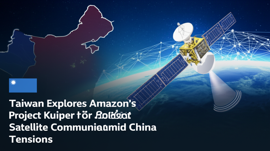 Taiwan Explores Amazon's Project Kuiper for Resilient Satellite Communications Amid China Tensions