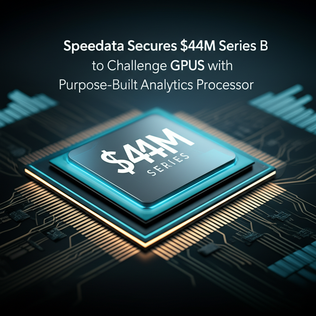 Speedata Secures $44M Series B to Challenge GPUs with Purpose-Built Analytics Processor