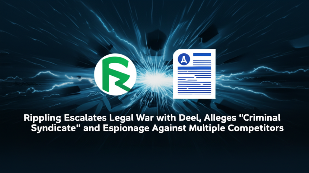Rippling Escalates Legal War with Deel, Alleges 'Criminal Syndicate' and Espionage Against Multiple Competitors