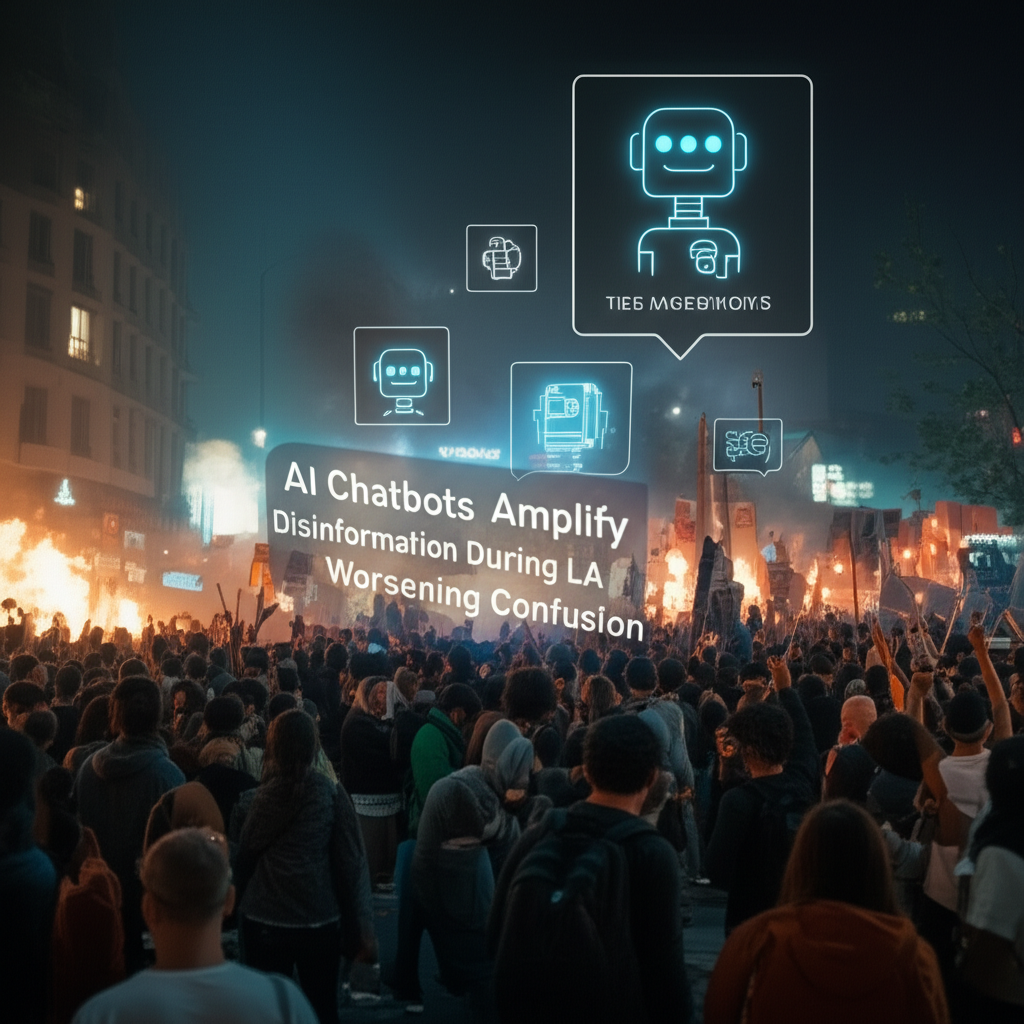 AI Chatbots Amplify Disinformation During LA Protests, Worsening Confusion