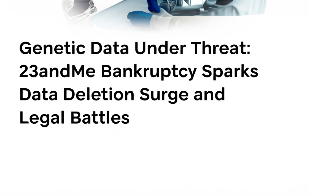 Genetic Data Under Threat: 23andMe Bankruptcy Sparks Data Deletion Surge and Legal Battles