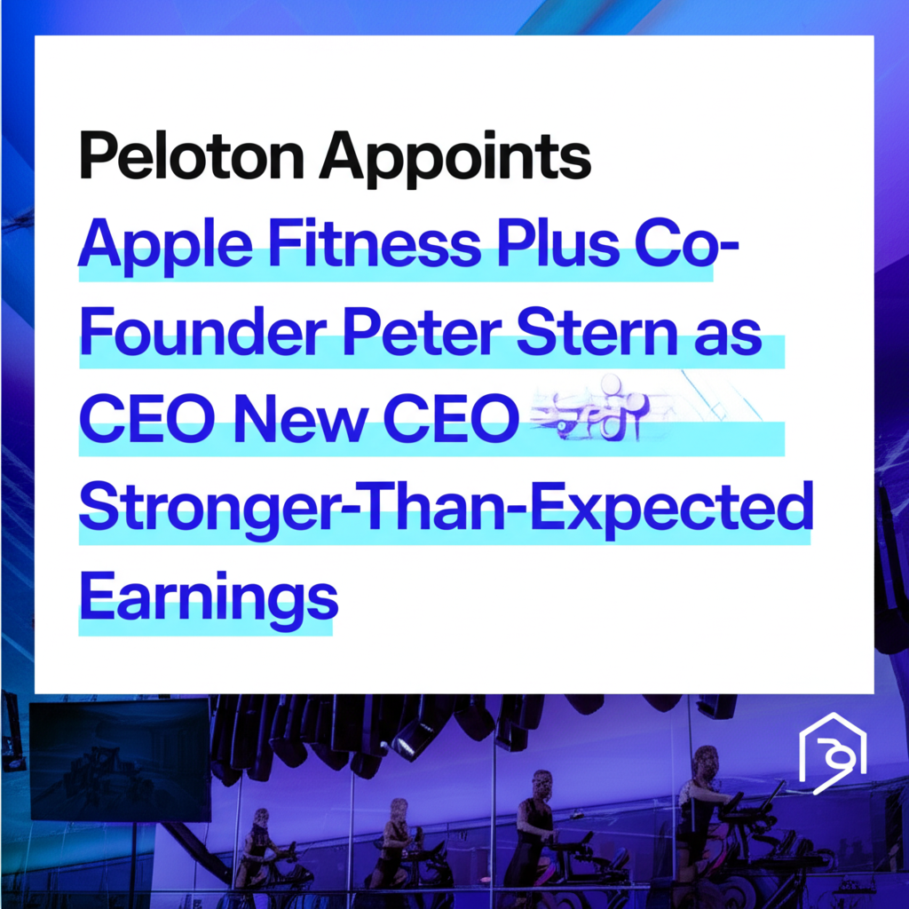 Peloton Appoints Apple Fitness Plus Co-Founder Peter Stern as New CEO Amid Stronger-Than-Expected Earnings