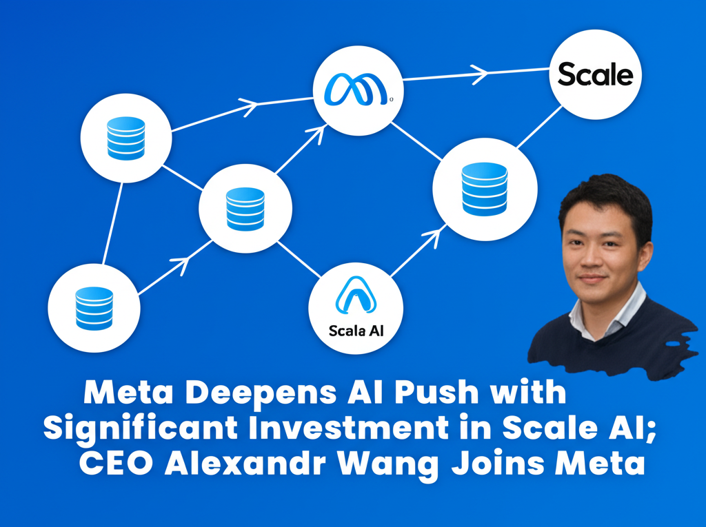 Meta Deepens AI Push with Significant Investment in Scale AI; CEO Alexandr Wang Joins Meta