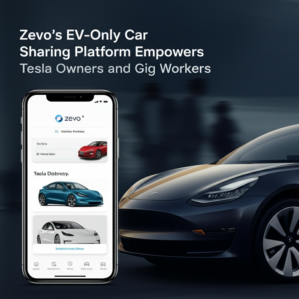 Zevo's EV-Only Car Sharing Platform Empowers Tesla Owners and Gig Workers