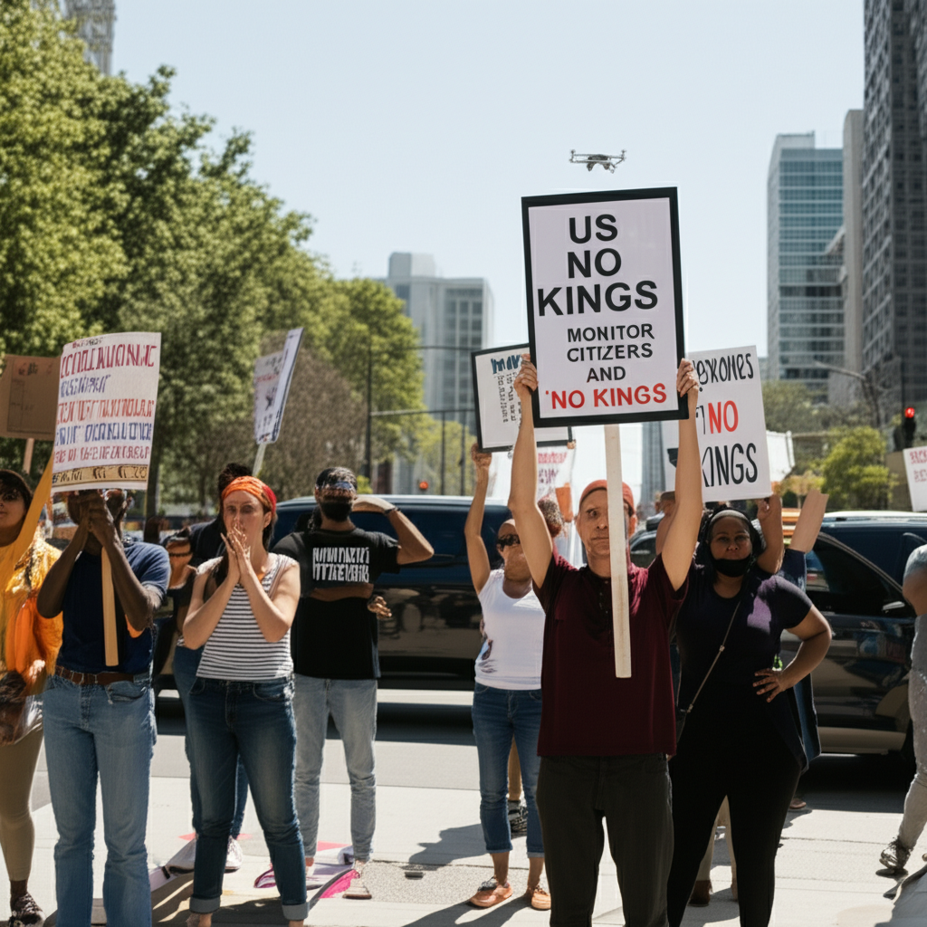US Intelligence Agencies Monitor Citizen ICE Trackers and 'No Kings' Protests