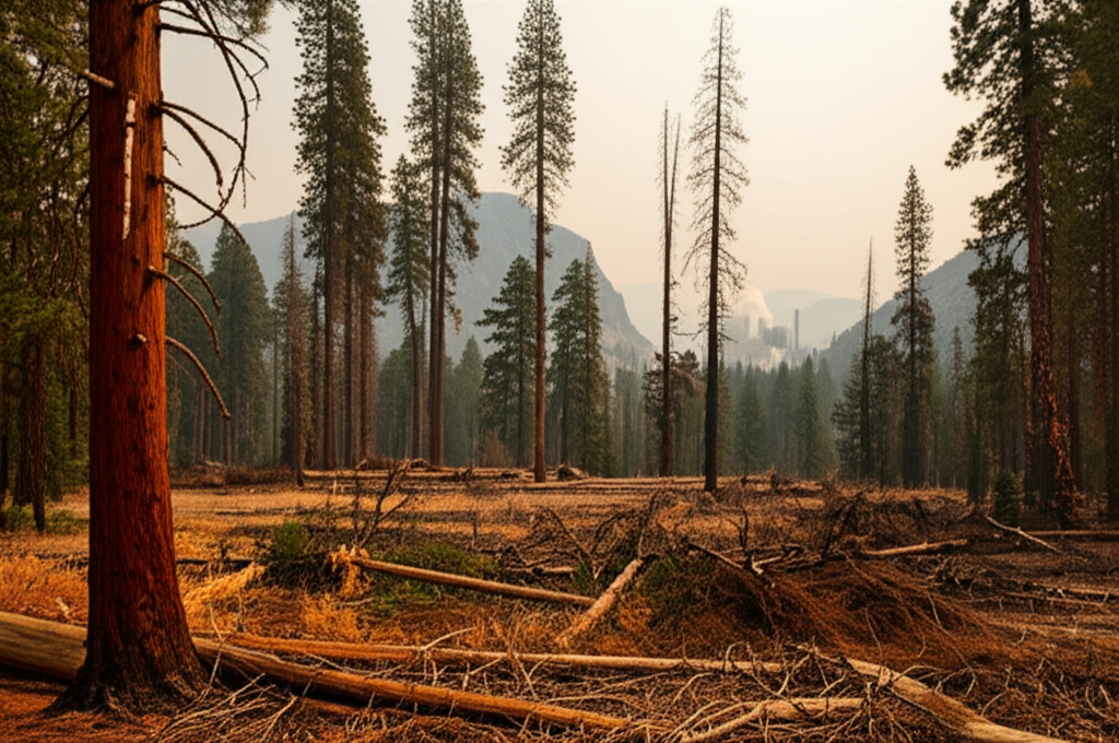 California's Tinderbox Forests: Why Wood Pellet Mills, Prone to Fire, Are Proposed Near Yosemite