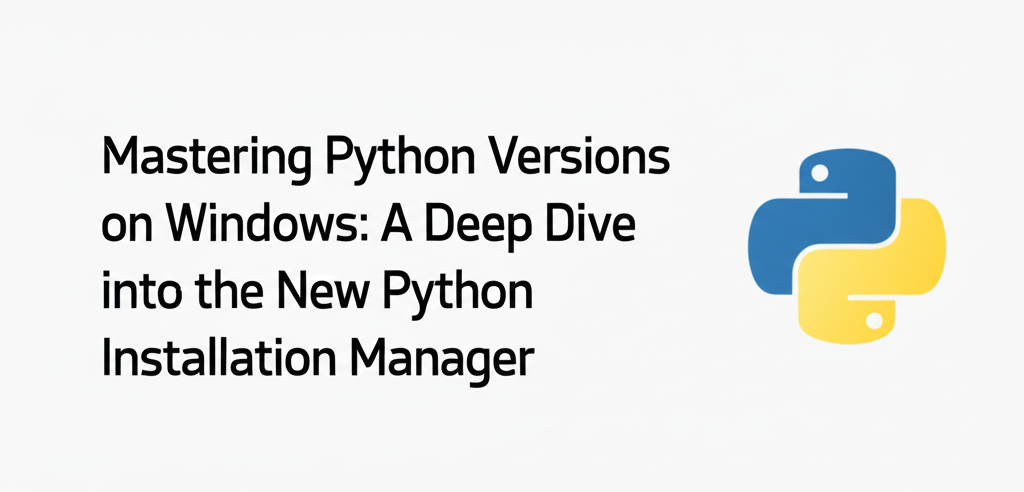 Mastering Python Versions on Windows: A Deep Dive into the New Python Installation Manager