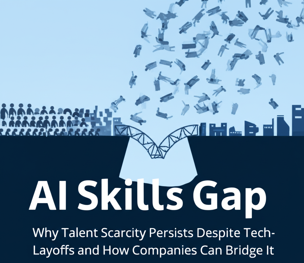 The AI Skills Gap: Why Talent Scarcity Persists Despite Tech Layoffs and How Companies Can Bridge It