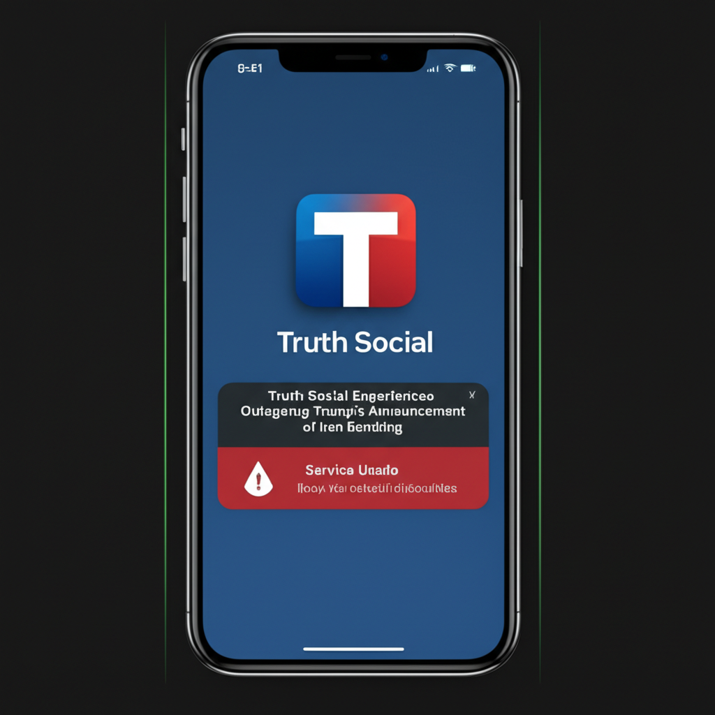 Truth Social Experiences Outage Following Trump's Announcement of Iran Bombing