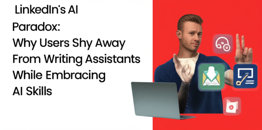 LinkedIn's AI Paradox: Why Users Shy Away From Writing Assistants While Embracing AI Skills