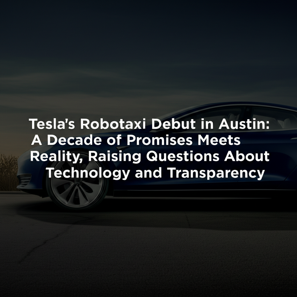 Tesla's Robotaxi Debut in Austin: A Decade of Promises Meets Reality, Raising Questions About Technology and Transparency
