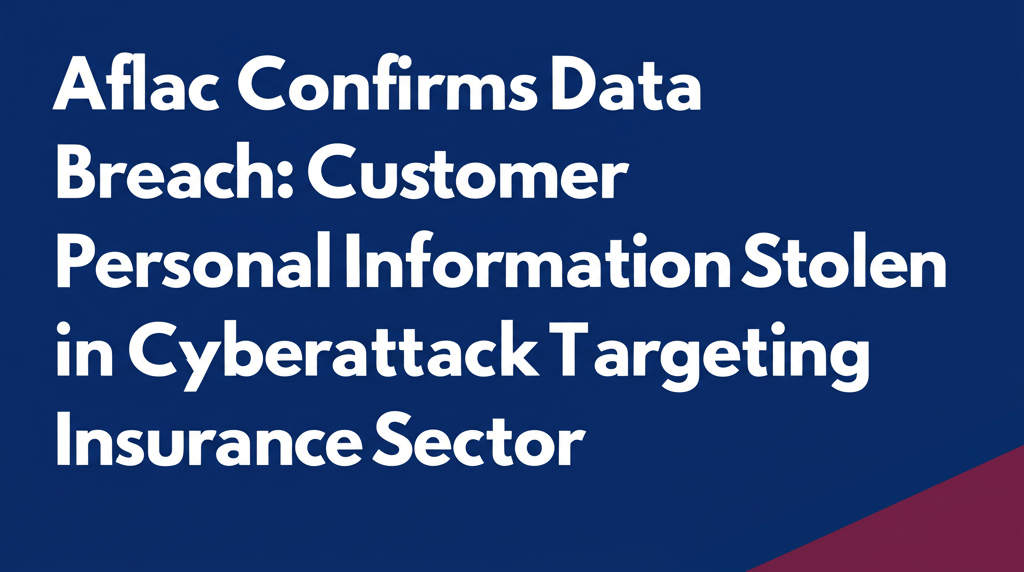 Aflac Confirms Data Breach: Customer Personal Information Stolen in Cyberattack Targeting Insurance Sector
