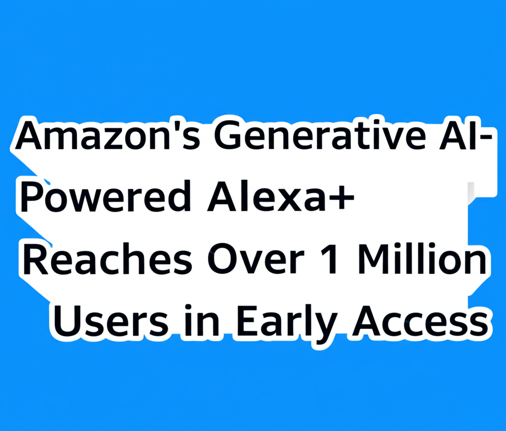 Amazon's Generative AI-Powered Alexa+ Reaches Over 1 Million Users in Early Access