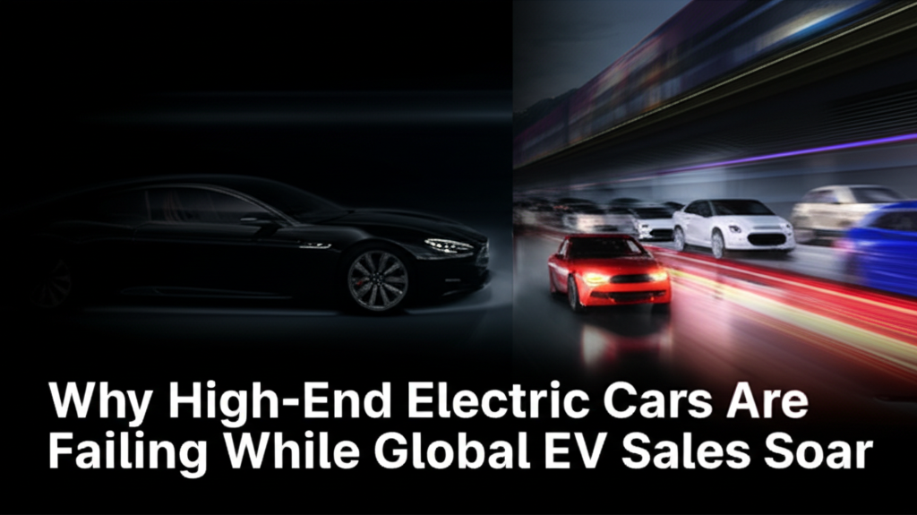 Why High-End Electric Cars Are Failing While Global EV Sales Soar