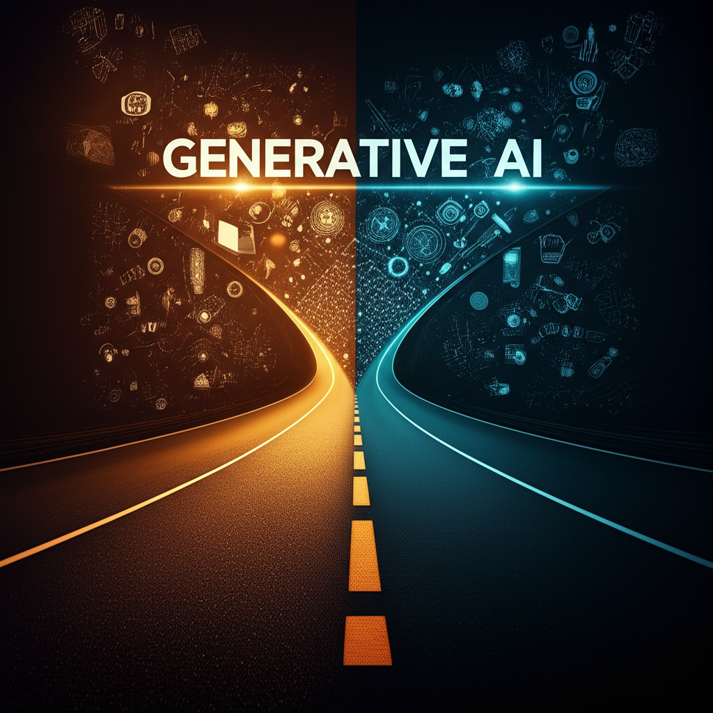 Generative AI: Navigating the Dual Path of Unprecedented Opportunity and Existential Risk