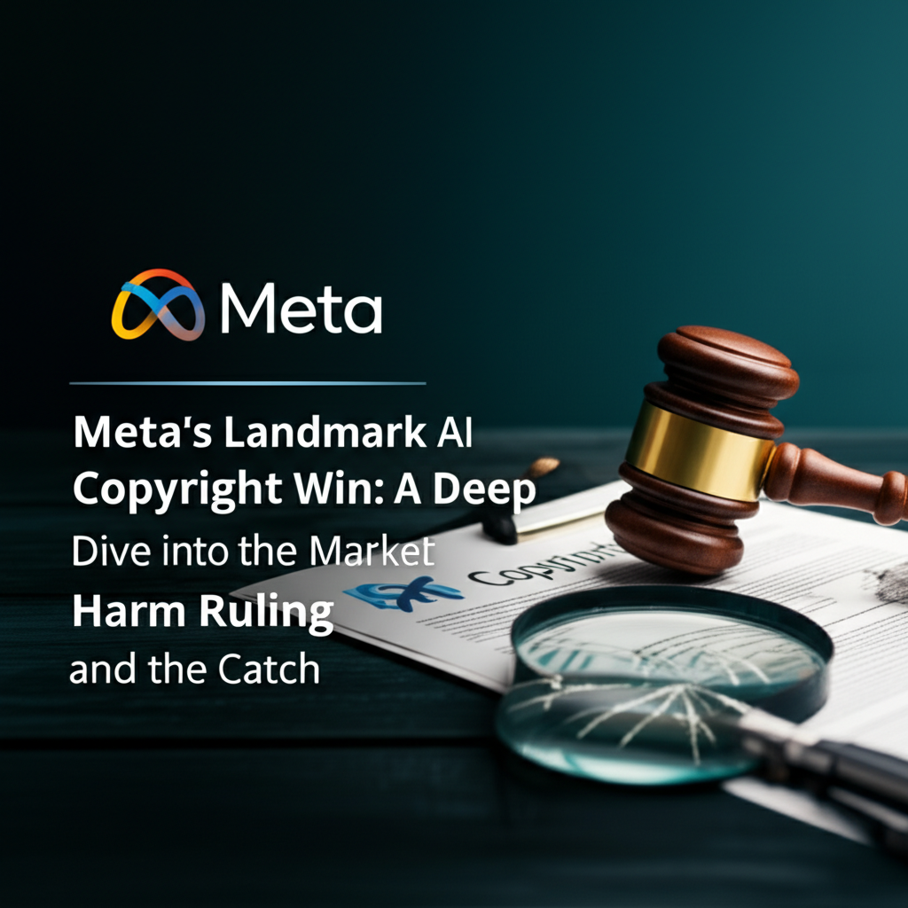 Meta's Landmark AI Copyright Win: A Deep Dive into the Market Harm Ruling and the Catch