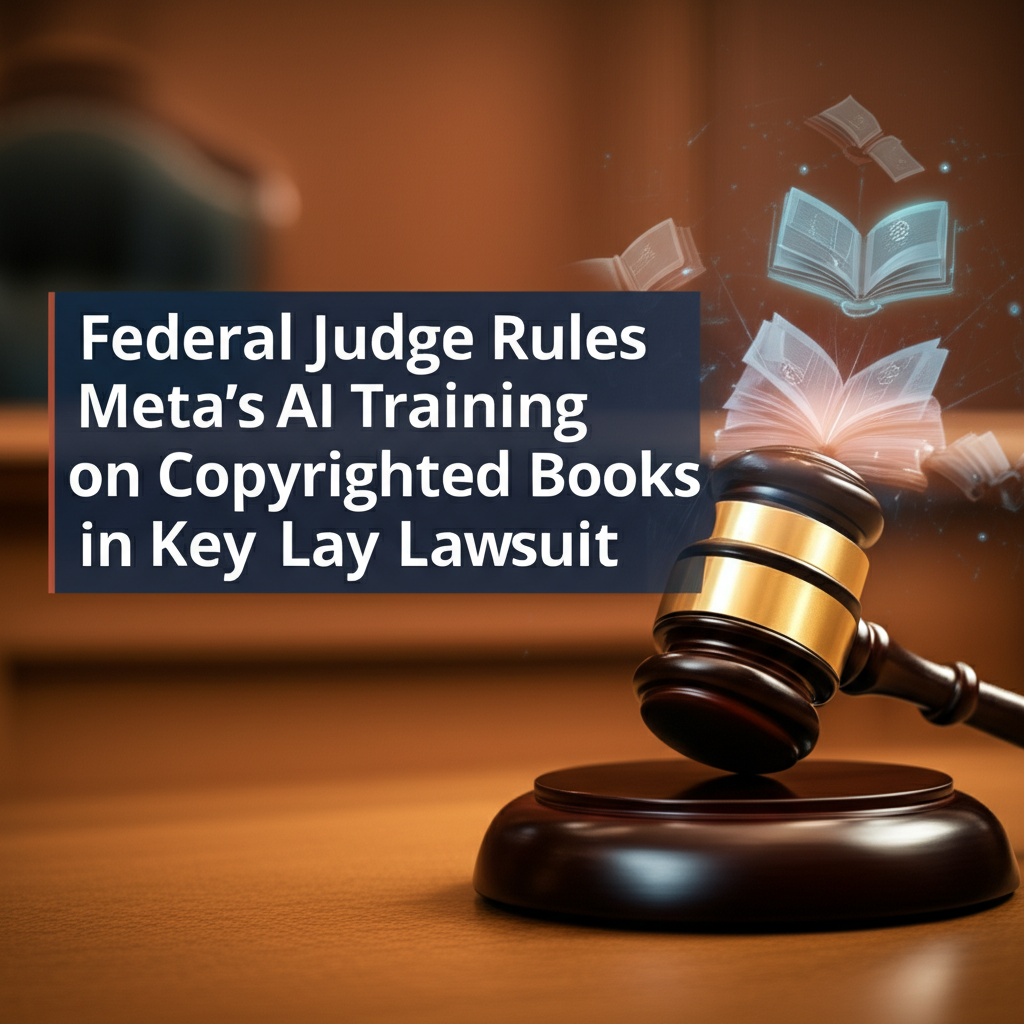 Federal Judge Rules Meta's AI Training on Copyrighted Books is Fair Use in Key Lawsuit