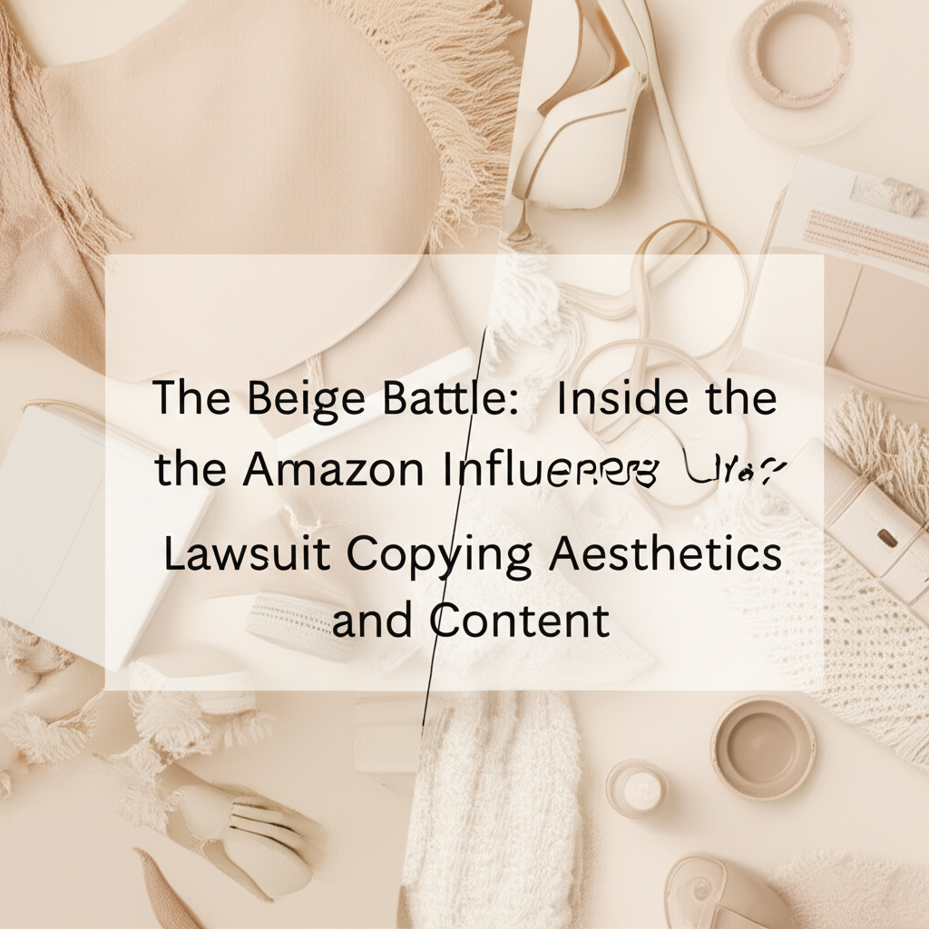The Beige Battle: Inside the Amazon Influencer Lawsuit Over Copying Aesthetics and Content