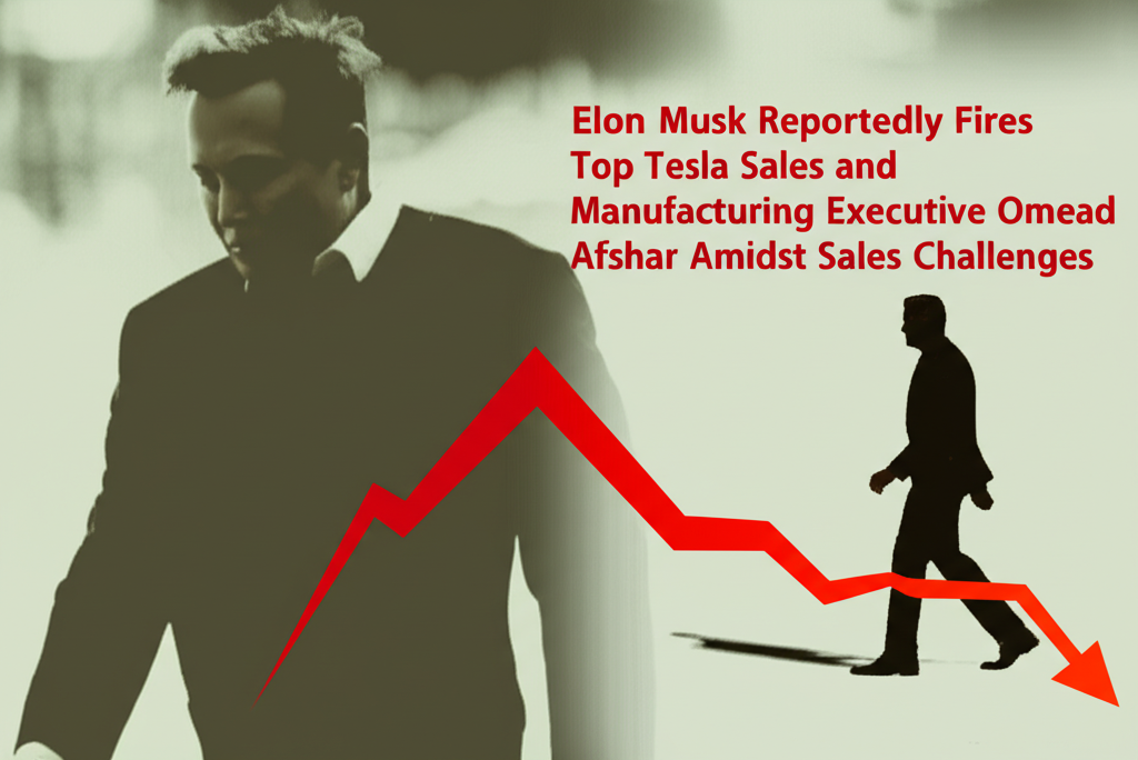 Elon Musk Reportedly Fires Top Tesla Sales and Manufacturing Executive Omead Afshar Amidst Sales Challenges