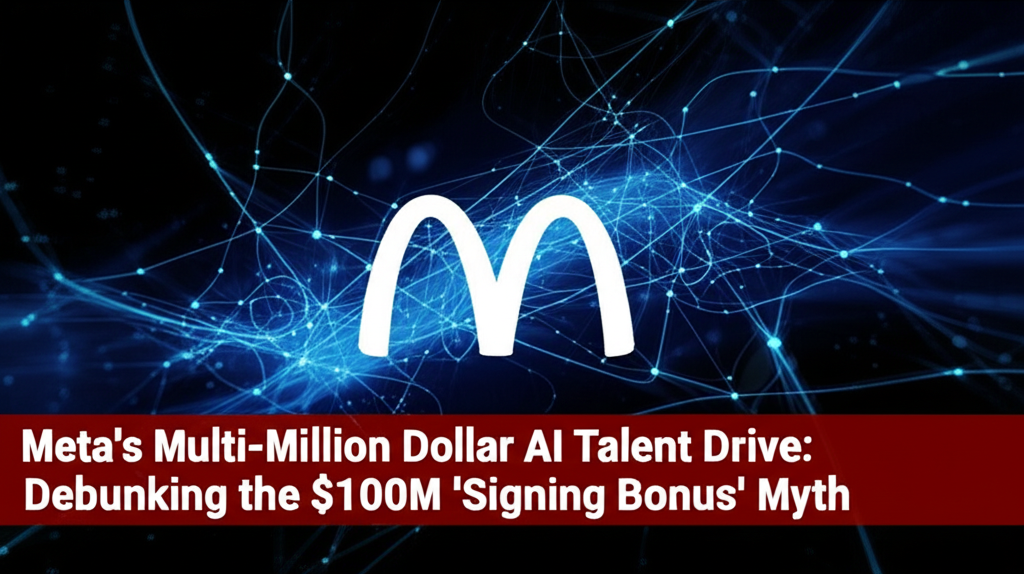 Meta's Multi-Million Dollar AI Talent Drive: Debunking the $100M 'Signing Bonus' Myth