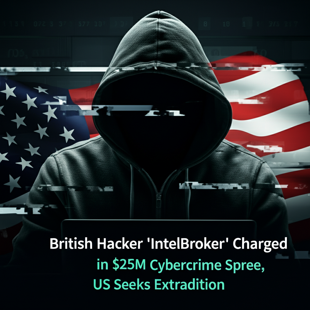 British Hacker 'IntelBroker' Charged in $25M Cybercrime Spree, US Seeks Extradition
