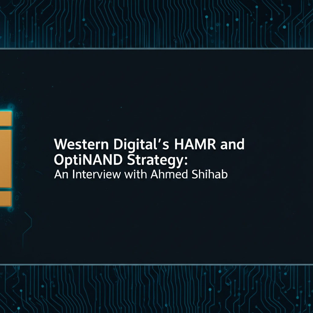 Western Digital's HAMR and OptiNAND Strategy: An Interview with Ahmed Shihab