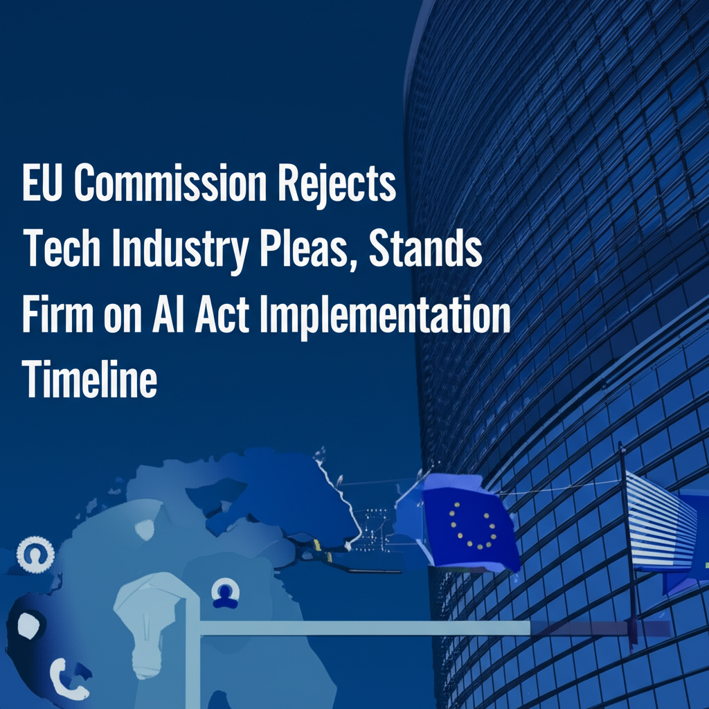 EU Commission Rejects Tech Industry Pleas, Stands Firm on AI Act Implementation Timeline