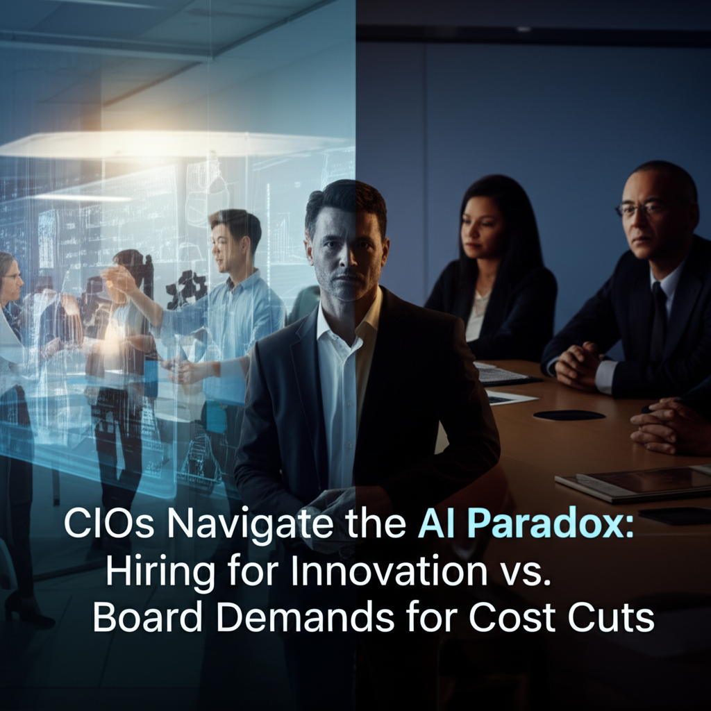 CIOs Navigate the AI Paradox: Hiring for Innovation vs. Board Demands for Cost Cuts