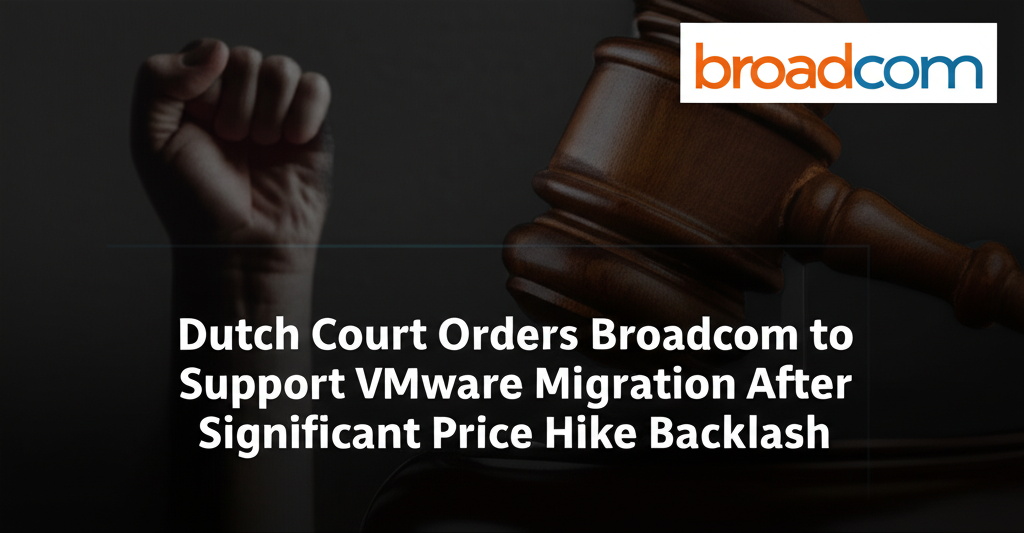 Dutch Court Orders Broadcom to Support VMware Migration After Significant Price Hike Backlash