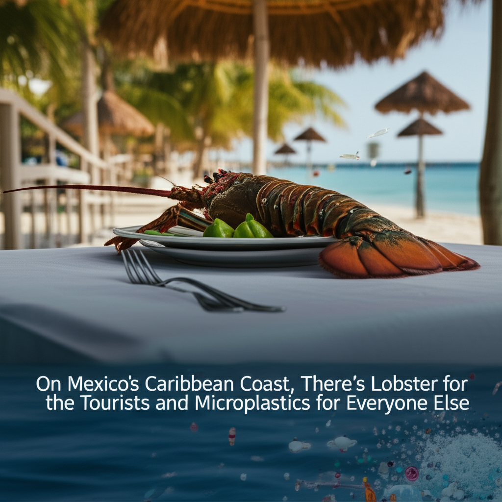 On Mexico’s Caribbean Coast, There’s Lobster for the Tourists and Microplastics for Everyone Else