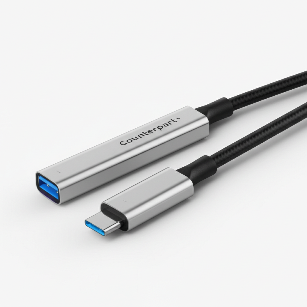 Counterpart's Retractable USB-C Charger Tackles Cable Clutter with Style